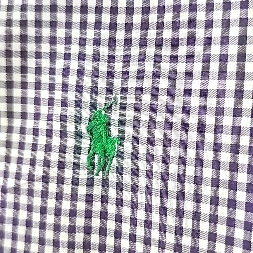 Polo Ralph Lauren Blake Shirt Purple checkered Size xl